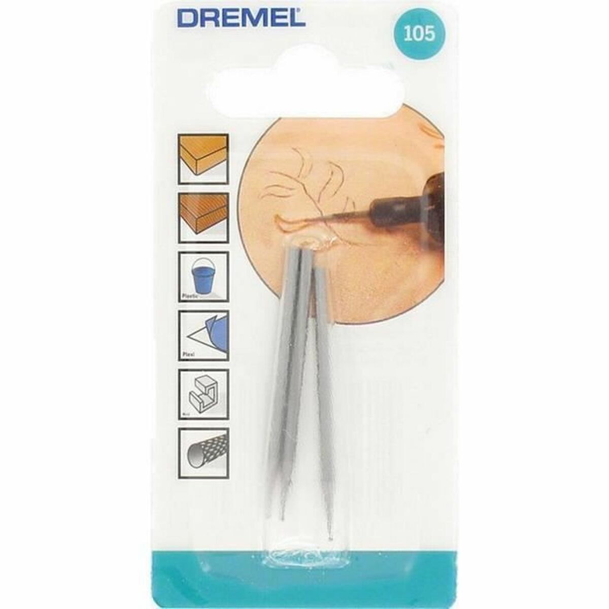 Milling Cutter Dremel 105 Ø 0,8 mm (3 osaa)